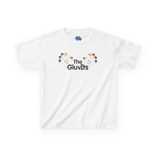 The GluvIts Classic logo Cotton Tee from Express Kidz. (Kidz Sizes)