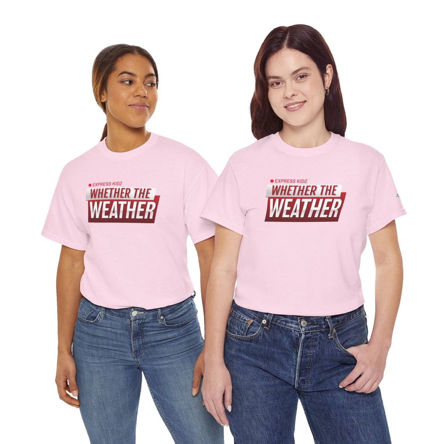 Whether The Weather logo Cotton Tee from Express Kidz (Adult Sizes)