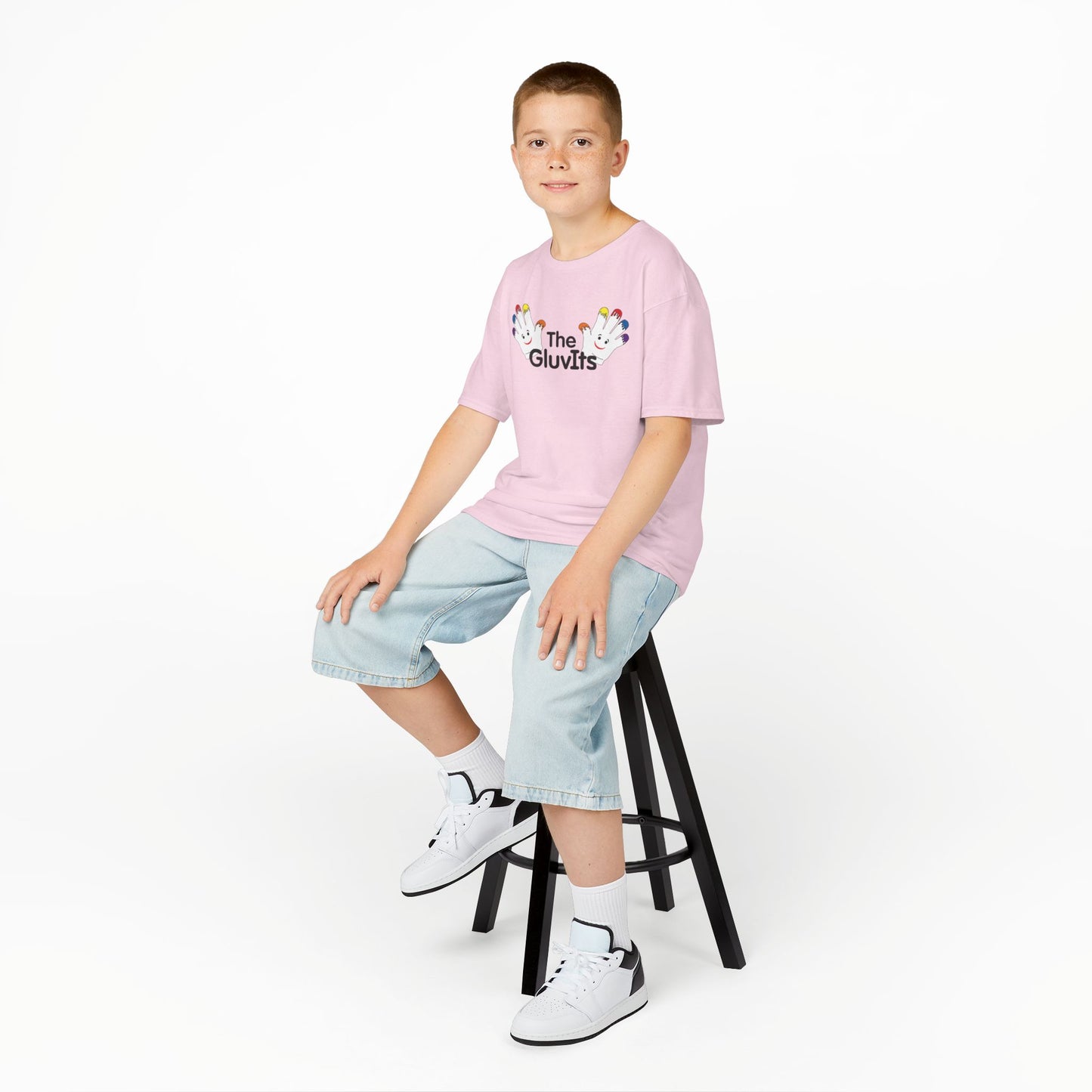 The GluvIts Classic logo Cotton Tee from Express Kidz. (Kidz Sizes)