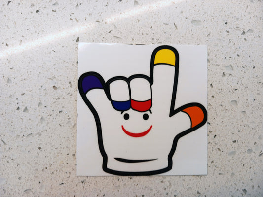 I Love You GluvIt Sticker