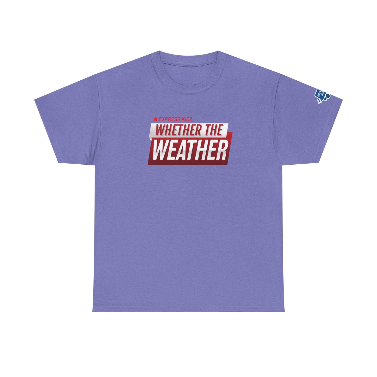 Whether The Weather logo Cotton Tee from Express Kidz (Adult Sizes)