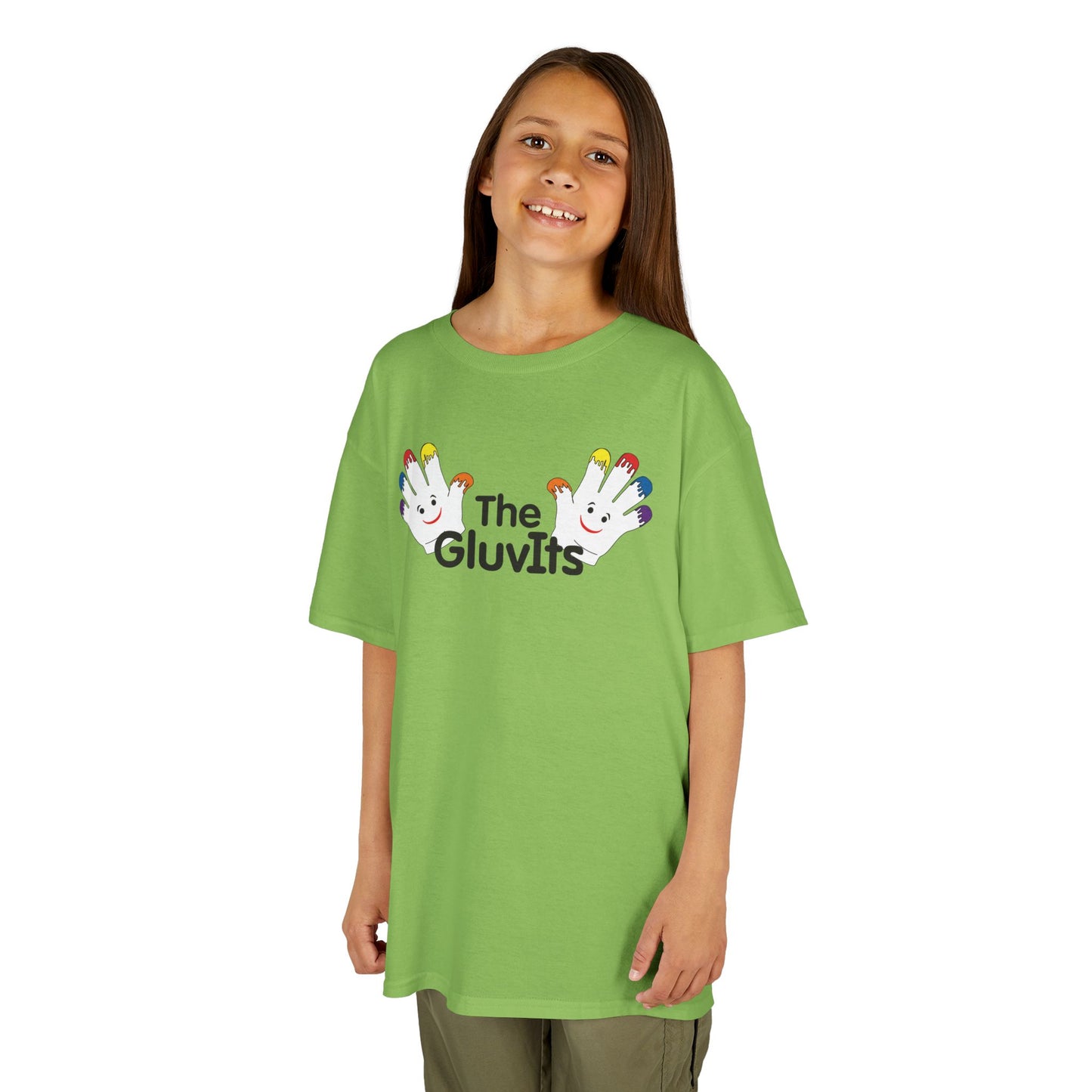 The GluvIts Classic logo Cotton Tee from Express Kidz. (Kidz Sizes)