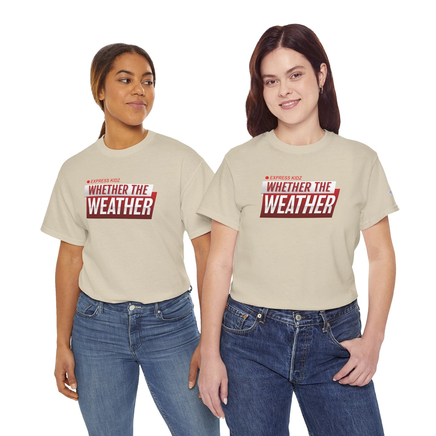 Whether The Weather logo Cotton Tee from Express Kidz (Adult Sizes)