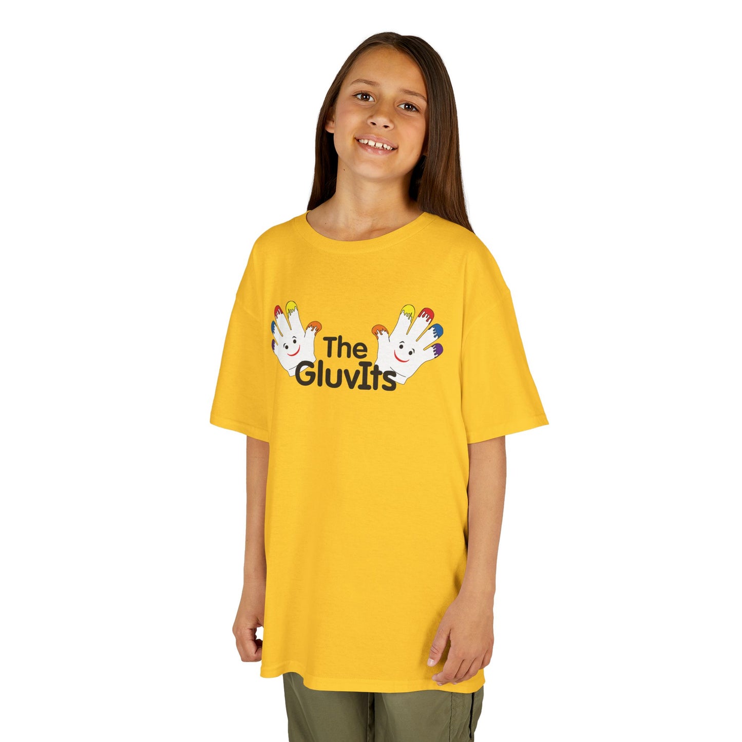 The GluvIts Classic logo Cotton Tee from Express Kidz. (Kidz Sizes)
