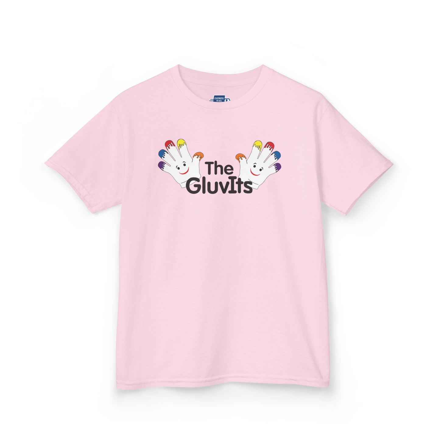 The GluvIts Classic logo Cotton Tee from Express Kidz. (Kidz Sizes)