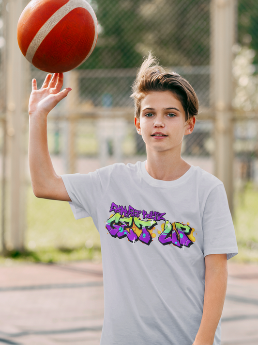 Get Up Album Graffiti Tee, (Kidz Sizes)