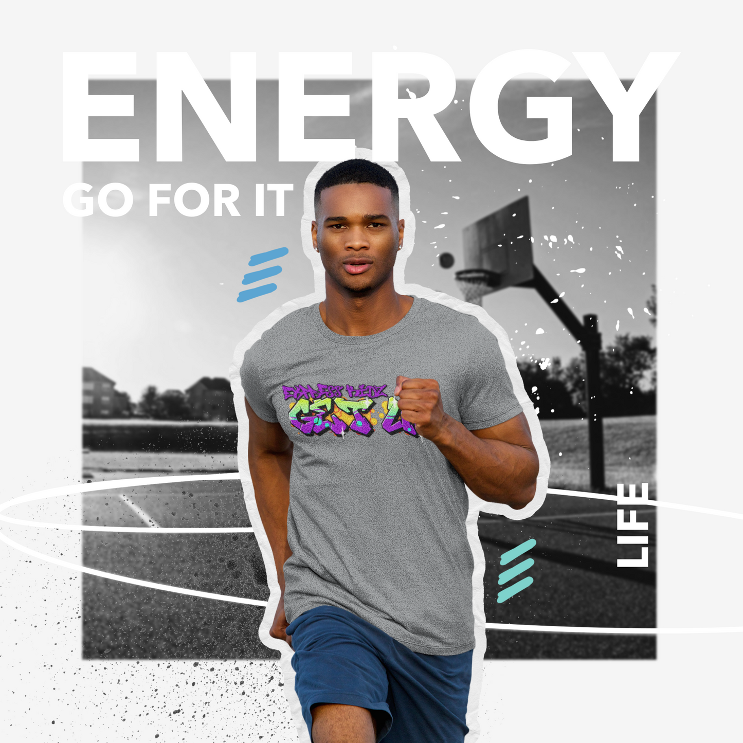 Get Up Album Graffiti Tee (Adult Sizes)