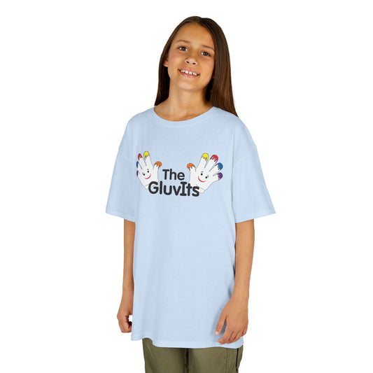 The GluvIts Classic logo Cotton Tee from Express Kidz. (Kidz Sizes)