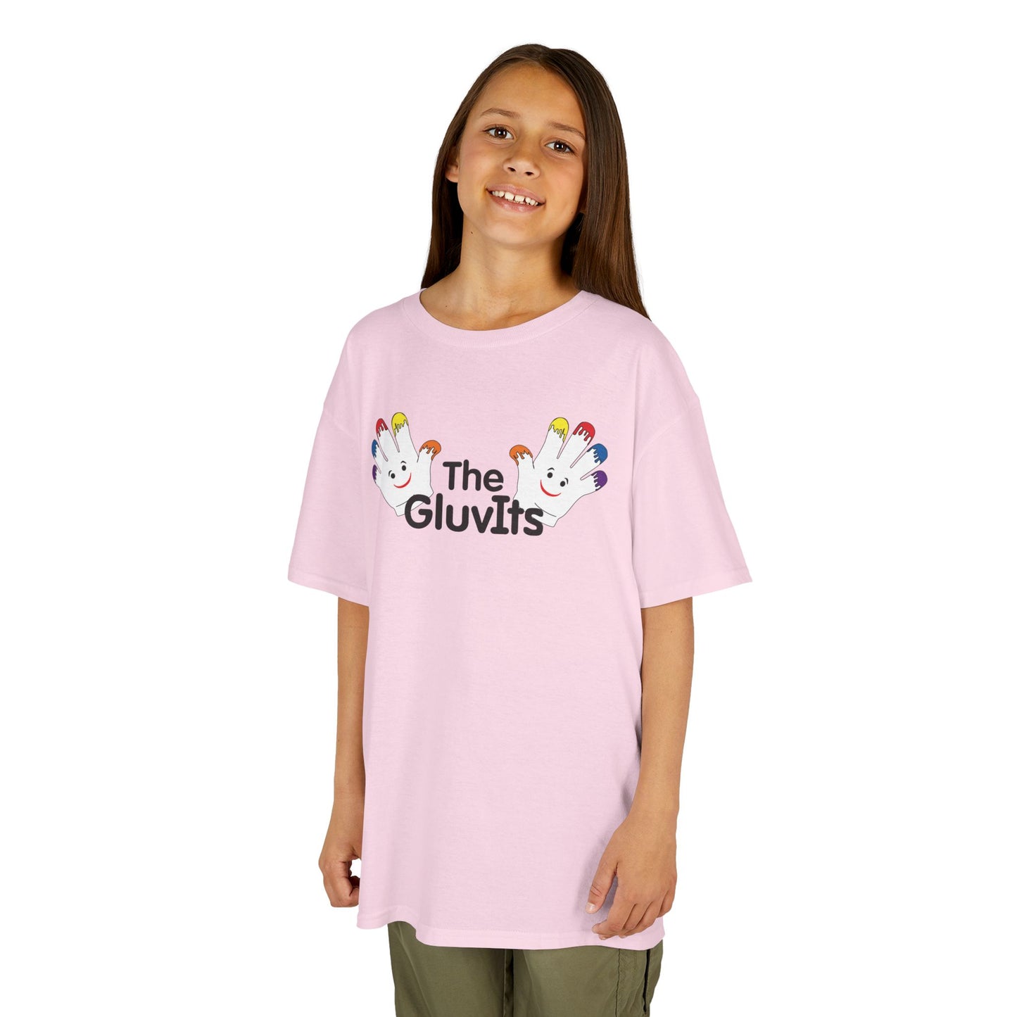 The GluvIts Classic logo Cotton Tee from Express Kidz. (Kidz Sizes)