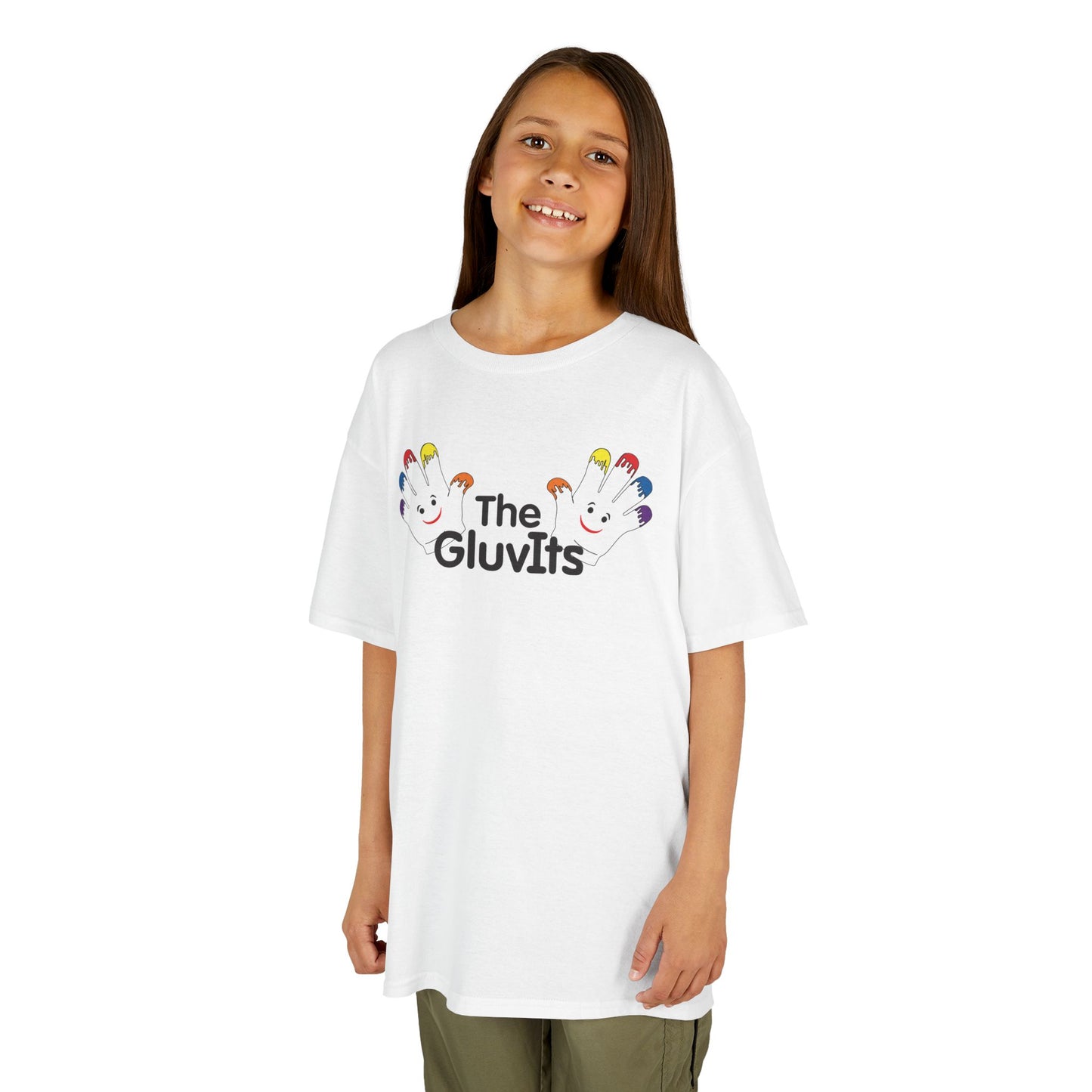 The GluvIts Classic logo Cotton Tee from Express Kidz. (Kidz Sizes)